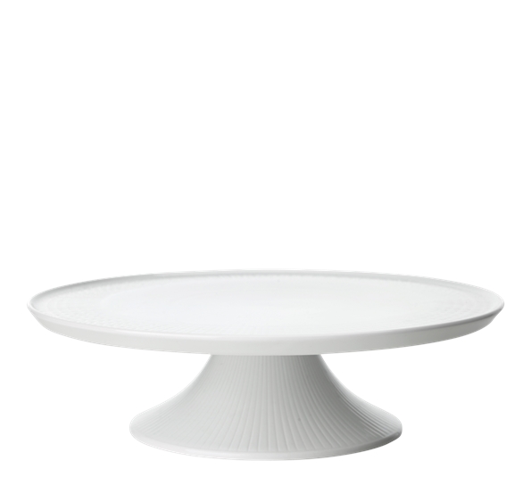 Swedish Grace Snø kakefat på stett 31 cm fra 