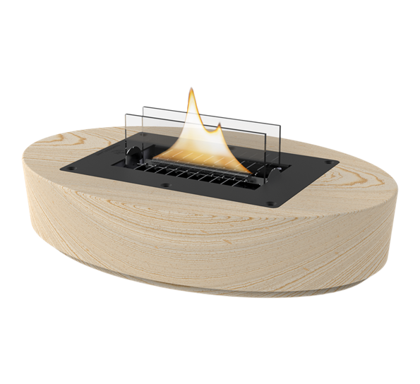 Carnation 90 bordpeis eik white patina fra Tenderflame