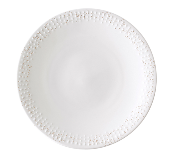 Lys tallerken flat 27 cm fra Wik & Walsøe