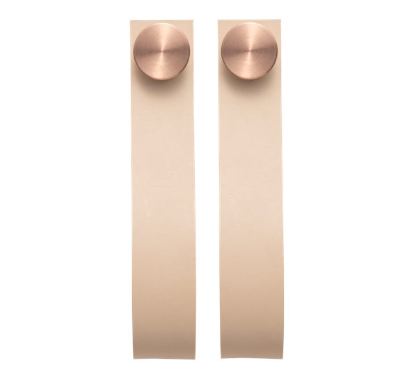 Stropp kobber natur 2pk fra By Lassen