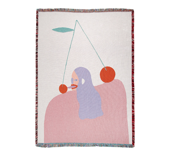 Hanna pledd 137x178 cm fra Slowdown Studio