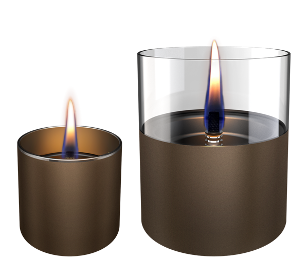 Lilly 8 & 10 lykt chocolate fra Tenderflame