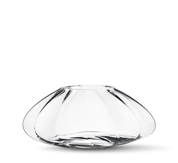 Facet glassvase liten fra Georg Jensen