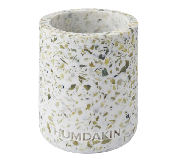 Terrazzo Collection krukke 14 cm grønn fra Humdakin