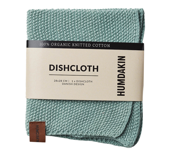 Knitted Kitchen kjøkkenklut dusty green fra Humdakin