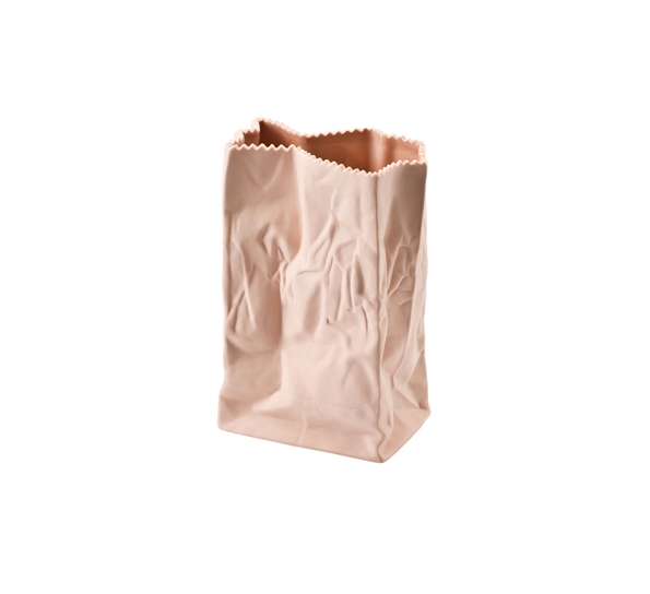 Do Not Litter posevase peach 18 cm fra Rosenthal