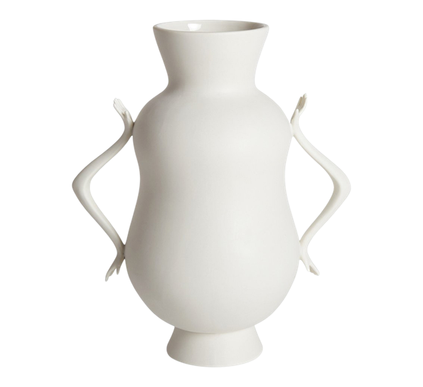 Eve Double Bulb vase hvit fra Jonathan Adler