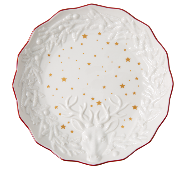 Toy's Fantasy skål med reinsdyrrelief 26 cm fra Villeroy & Boch