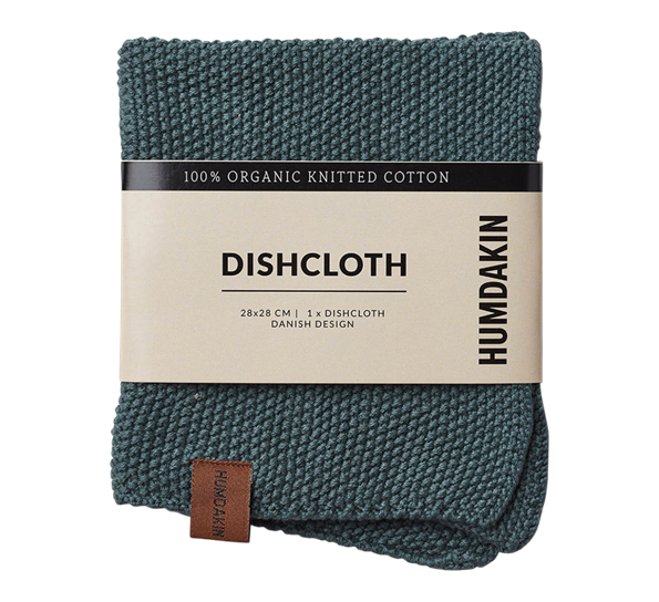 Knitted Kitchen kjøkkenklut green seaweed fra Humdakin