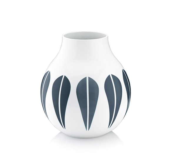 Lotus vase stor mørkeblå fra Lucie Kaas