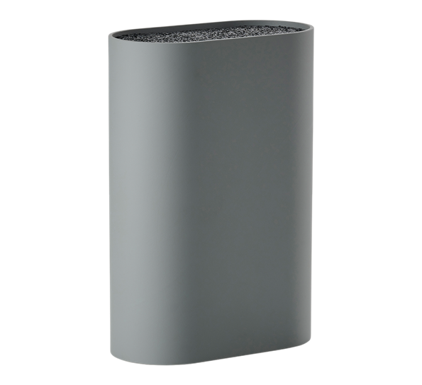 Singles knivblokk cool grey 9x7x24 cm fra Zone