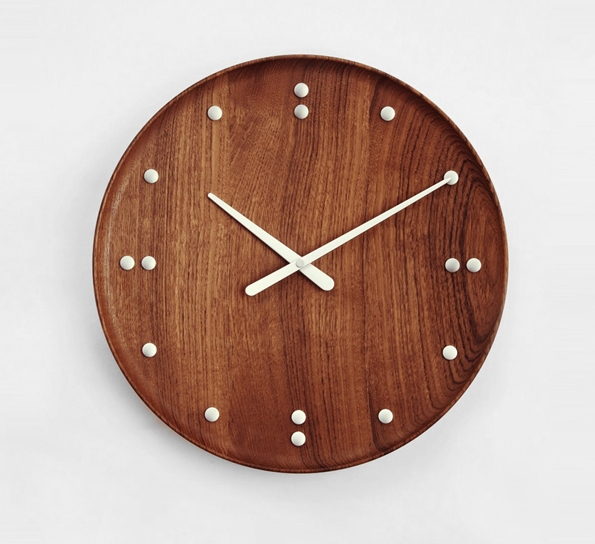 Finn Juhl klokke teak fra Architectmade