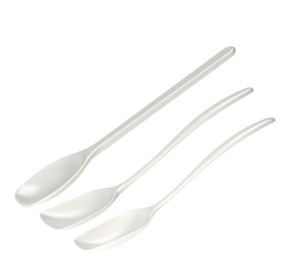 Classic gryteskjesett 3 deler hvit fra Rosti