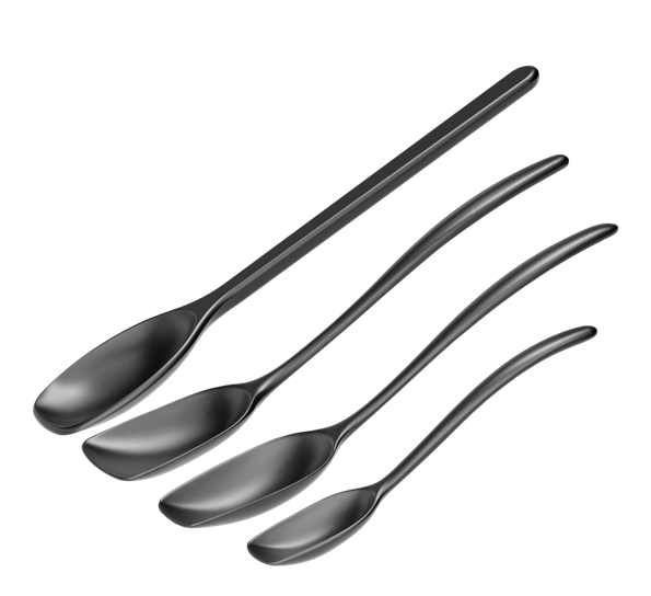 Classic gryteskjesett 4 deler sort fra Rosti