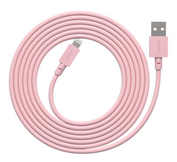 Cable 1 USB A gammelrosa 1,8 m fra Avolt