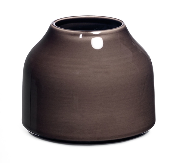 Botanica vase gråbrun 8 cm fra Kähler
