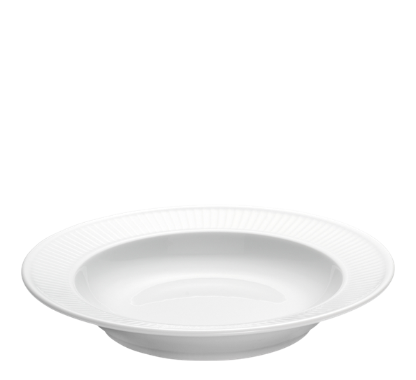 Plissé tallerken dyp ø22 cm fra Pillivuyt