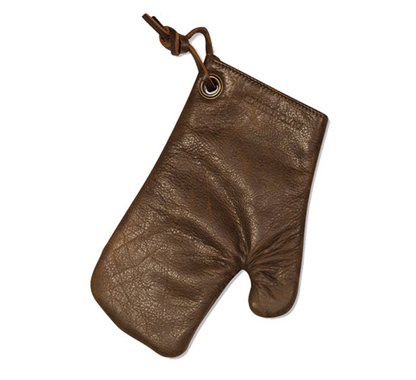 Grillvott skinn vintage brown fra Dutchdeluxes