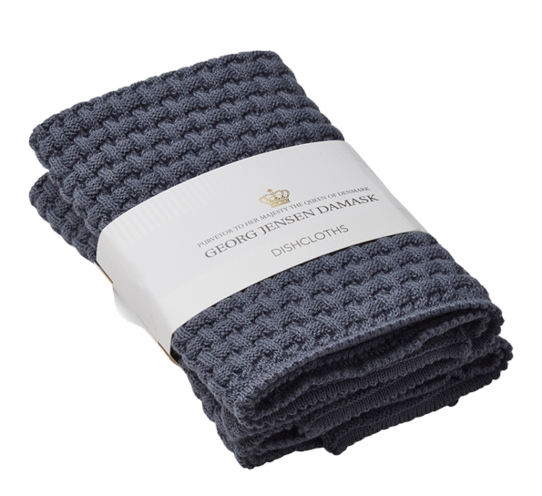 Nors Dusty Blue Kjøkkenklut 2-Pk fra Georg Jensen Damask
