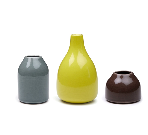 Botanica miniatyrvaser mørke 3pk fra Kähler