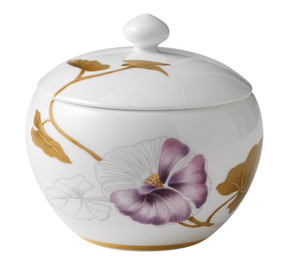 Flora sukkerskål morning glory fra Royal Copenhagen