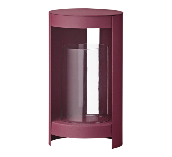 Ora lykt bordeaux 28 cm fra AYTM