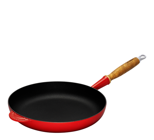 Stekepanne jern 28 cm rød fra Le Creuset