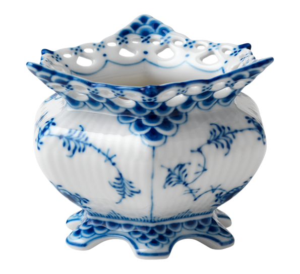 Musselmalt Helblonde sukkerskål 14 cl fra n