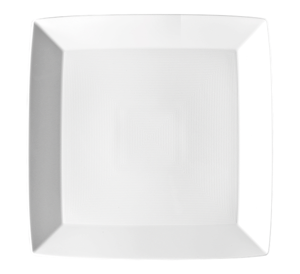 Loft Hvit fat firkantet 33x33 cm fra Thomas