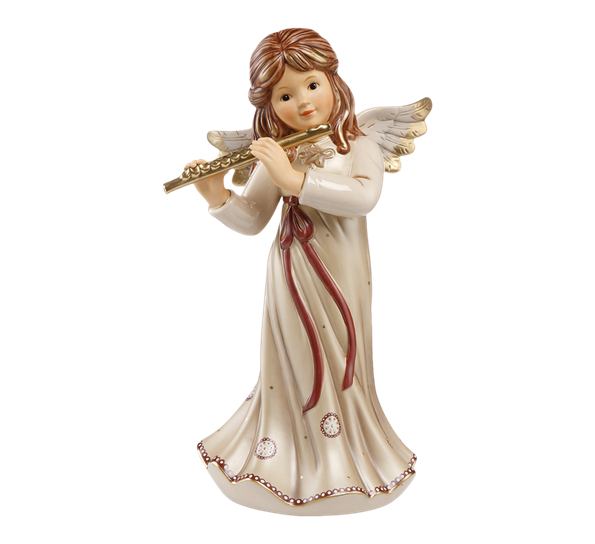 Pearly Gleam engel Heavenly Music 32 cm Goebel