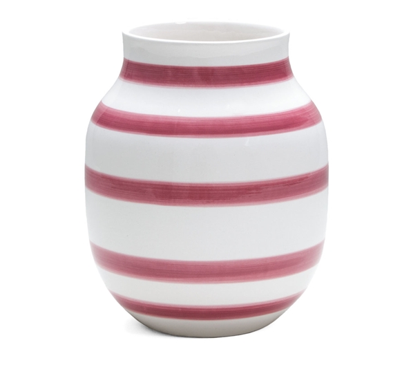 Omaggio vase medium rosa 20 cm fra Kähler