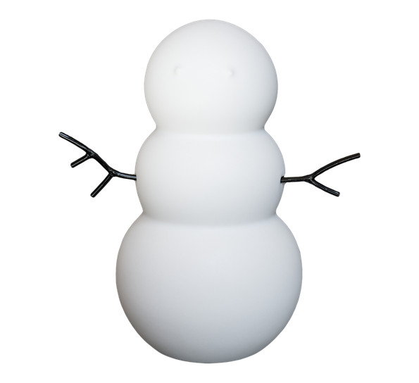Snowman stor Ø15cm H16,5cm fra DBKD