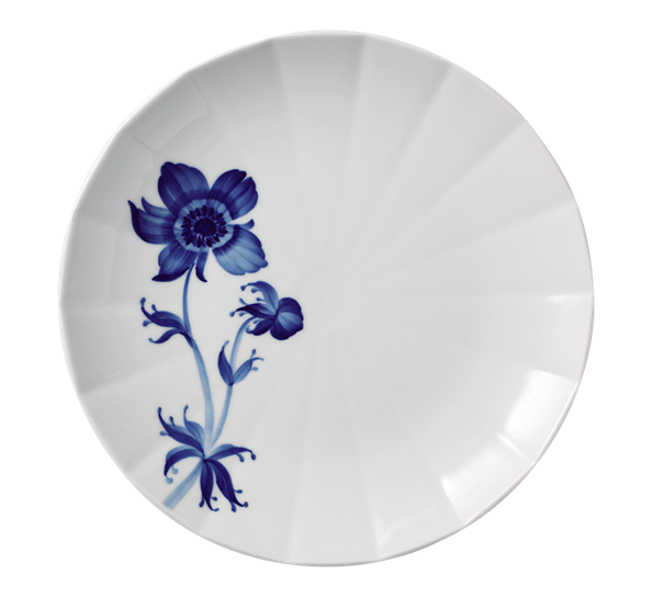 Blomst asjett 22 cm fransk anemone fra Royal Copenhagen