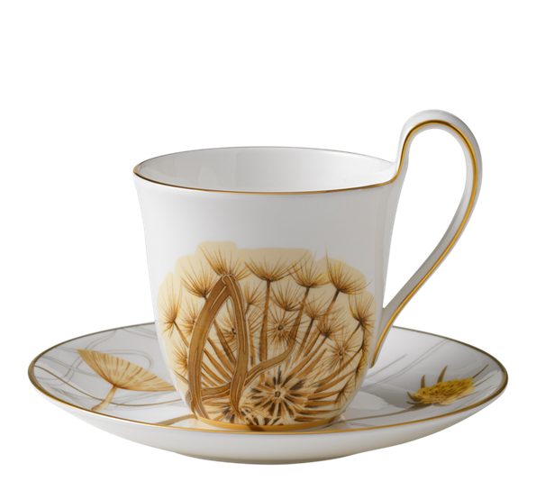 Flora kopp med skål dandelion 27 cl fra Royal Copenhagen