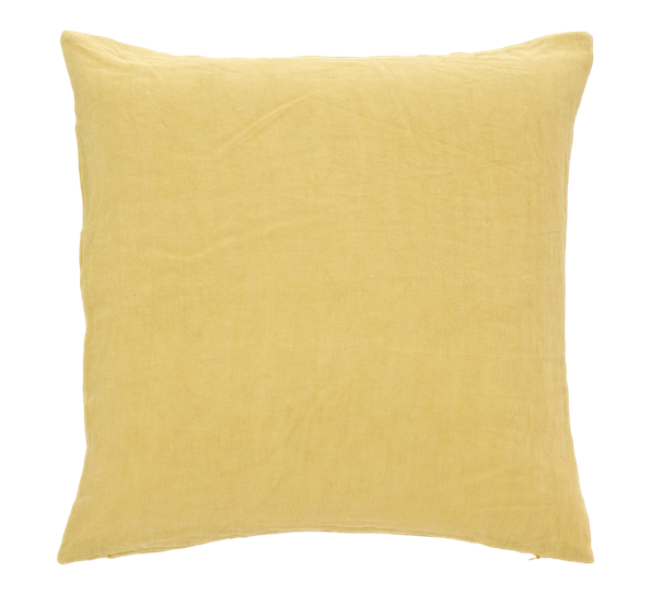 Linpute 50x50 cm strågul fra Södahl