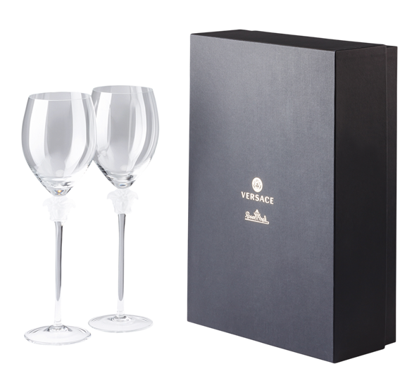 Medusa Lumiere rødvinsglass 2-pk 48 cl fra Versace