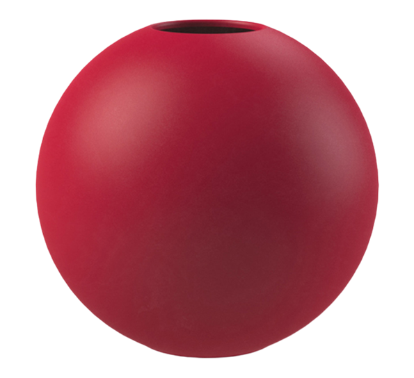 Ball vase 20 cm dusty red fra Cooee Design