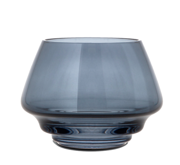 Flow telyslykt blå Ø10cm fra Holmegaard