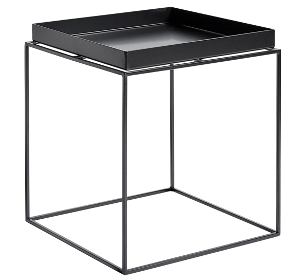 Tray Table bord 40x40x44 cm sort fra HAY