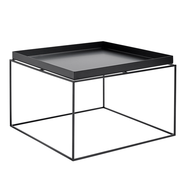 Tray Table bord 60x60x39 cm sort fra HAY