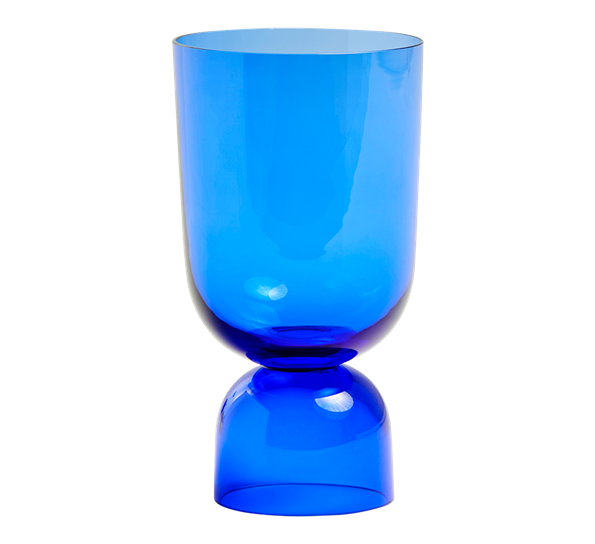 Bottoms Up vase S electric blue fra HAY