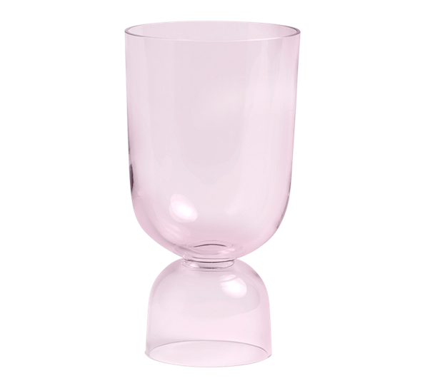Bottoms Up vase S soft pink fra HAY