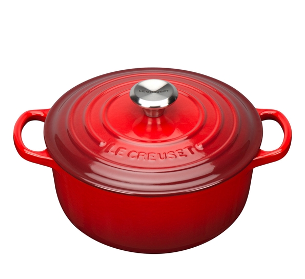 Jerngryte rund 2,4l 20cm rød. fra Le Creuset
