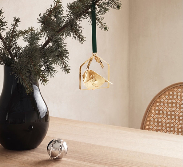 CC 2018 juleuro fugl palladium fra Georg Jensen