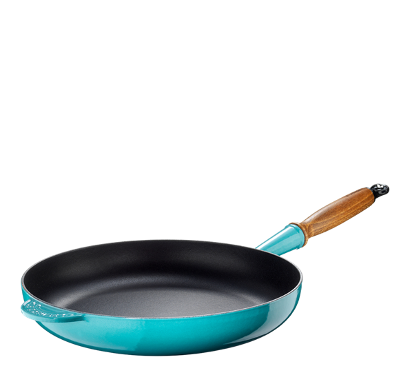 Stekepanne jern 28 cm carribbean fra Le Creuset