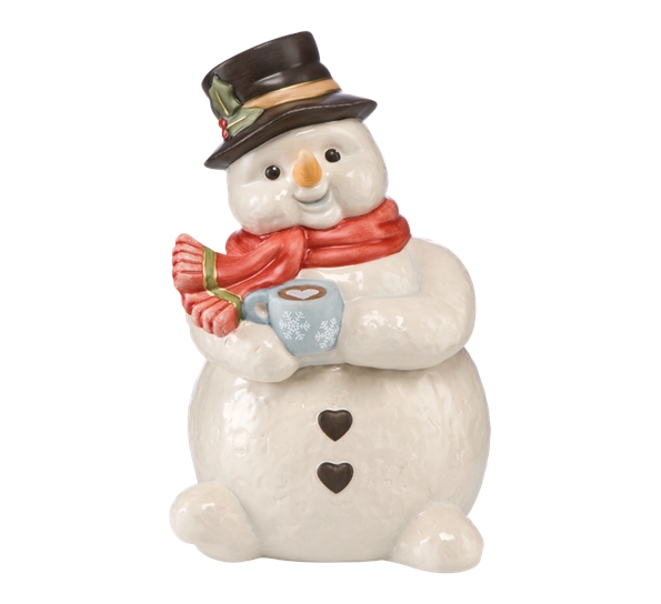 Snømann Cinnamon & Sugar krydderboks 15 cm fra Goebel