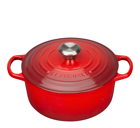 Jerngryte rund 3,3l 22cm rød fra Le Creuset