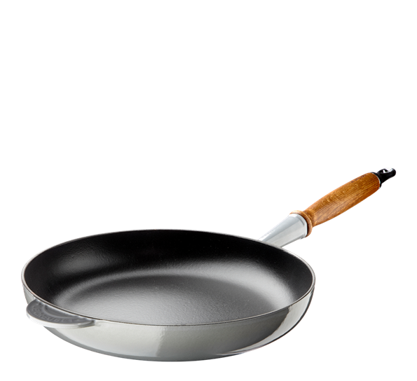 Stekepanne jern 28 cm tåkegrå fra Le Creuset