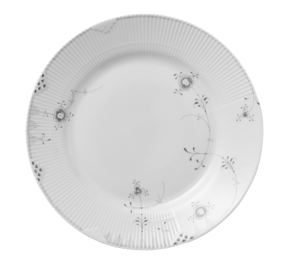 Multicoloured Elements tallerken 28 cm oyster fra Royal Copenhagen