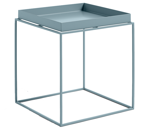 Tray Table bord 40x40x44 cm blå fra HAY
